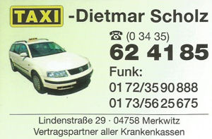 Taxi Scholz - 04758 Merkwitz